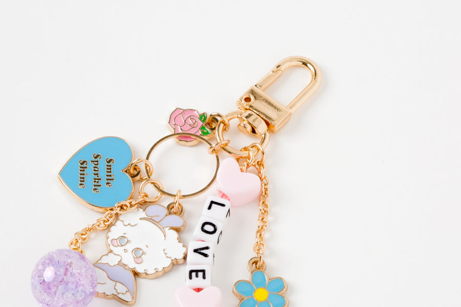 Metal Keyring Love Bichon