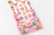 Sticker Butterfly & Rose Confetti