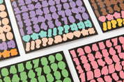 Sticker Pack Multi Color Numbers