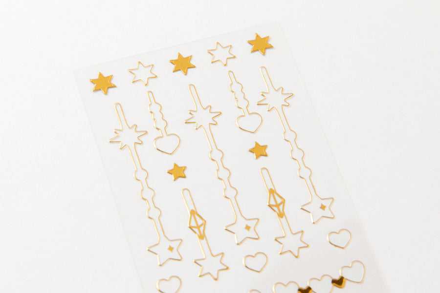 Sticker Star Chandelier Gold