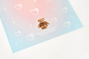 Letter Paper 'Dear My Besty' Bear Pink