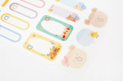 Sticker Name Protection Film Bear