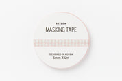 Masking Tape Glitter Check Pink 5mm