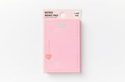 Sticky Memo Pad Pink Heart Locker