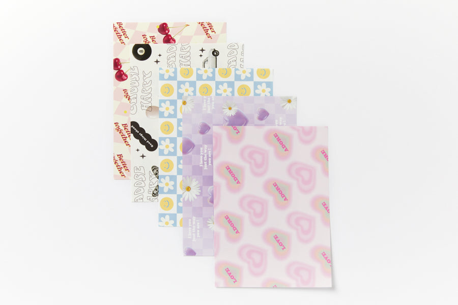 Mini Wrapping Paper Set Cherry