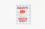 Birthday Card Strawberry Cake