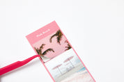 Photo Sticker 4 Cut Pink Beach