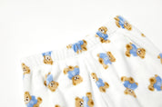 Pajama Pants Bear White