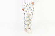 Pajama Pants Bear White