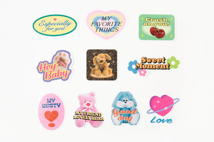 Sticker Set 'my Besty' Bear