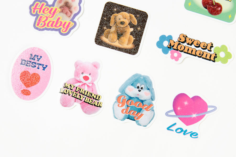 Sticker Set 'my Besty' Bear