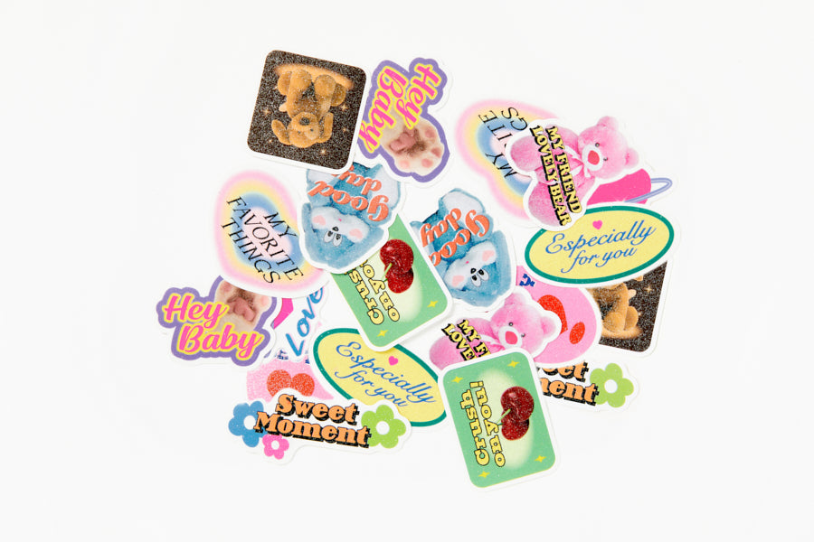 Sticker Set 'my Besty' Bear