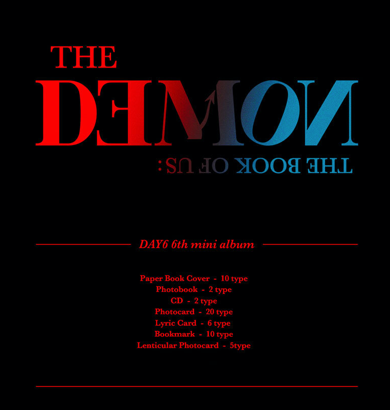 Day6 6th Mini Album The Book of Us: The Demon