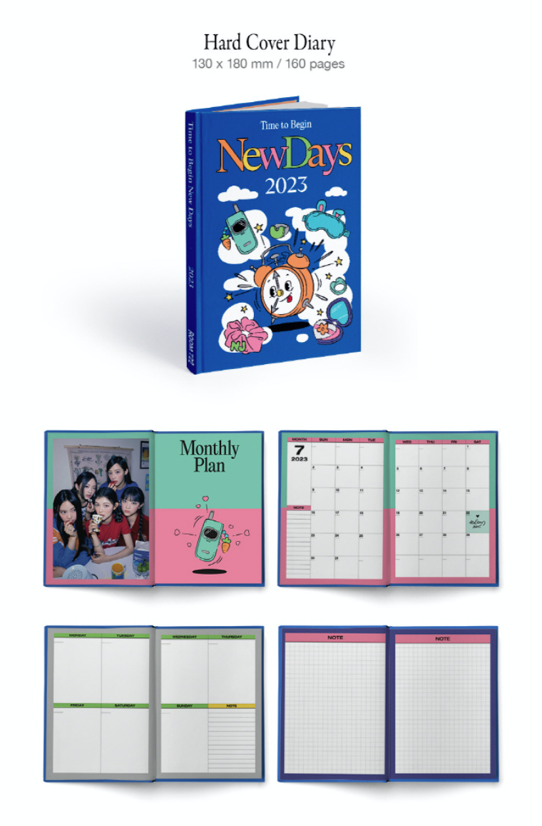 Official Sticker Pack & Memo Pad Set New Jeans 2023 Season's Greeting  Genuine