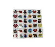 Mini Sticker Set 'I Love You' Bear