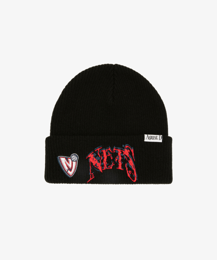 BTS SUGA X NBA: Glitch Knit Toque (Brooklyn NETS)